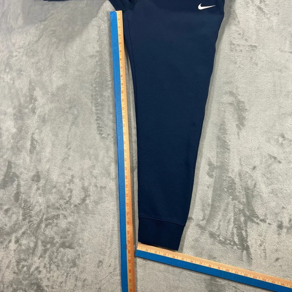 NIKE Jogger Sweatpants Mens M Navy Blue Encore CJ1616-419‎ Fleece Comfy